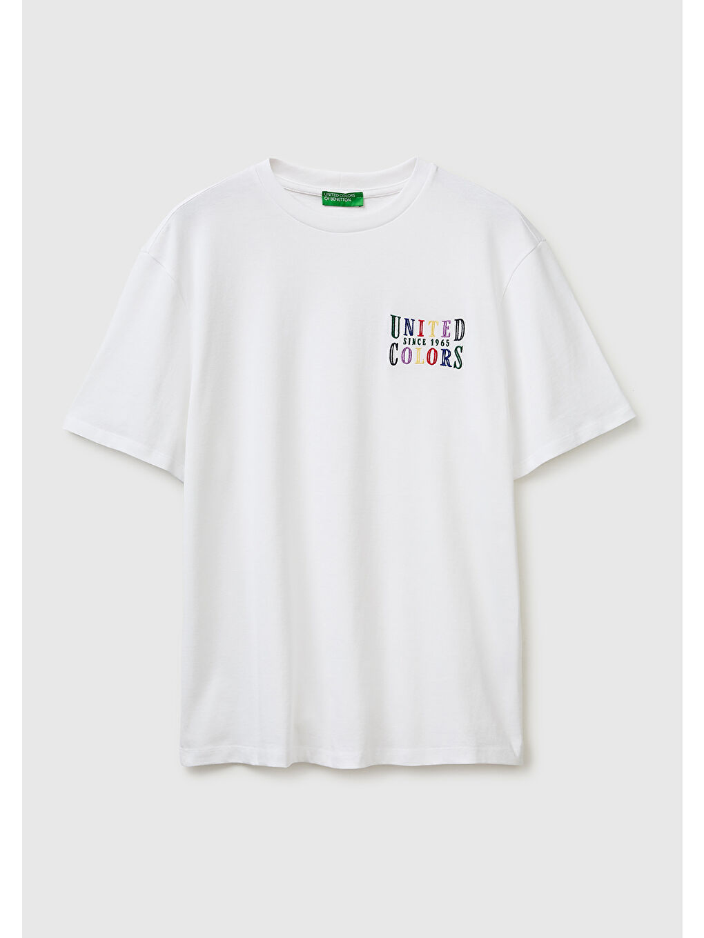 Erkek Gri  %100 Pamuk Regular Fit Logo  Nakışlı T-Shirt