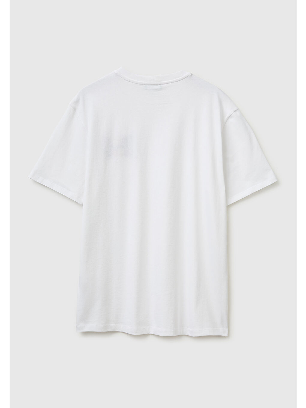 Erkek Gri  %100 Pamuk Regular Fit Logo  Nakışlı T-Shirt-1