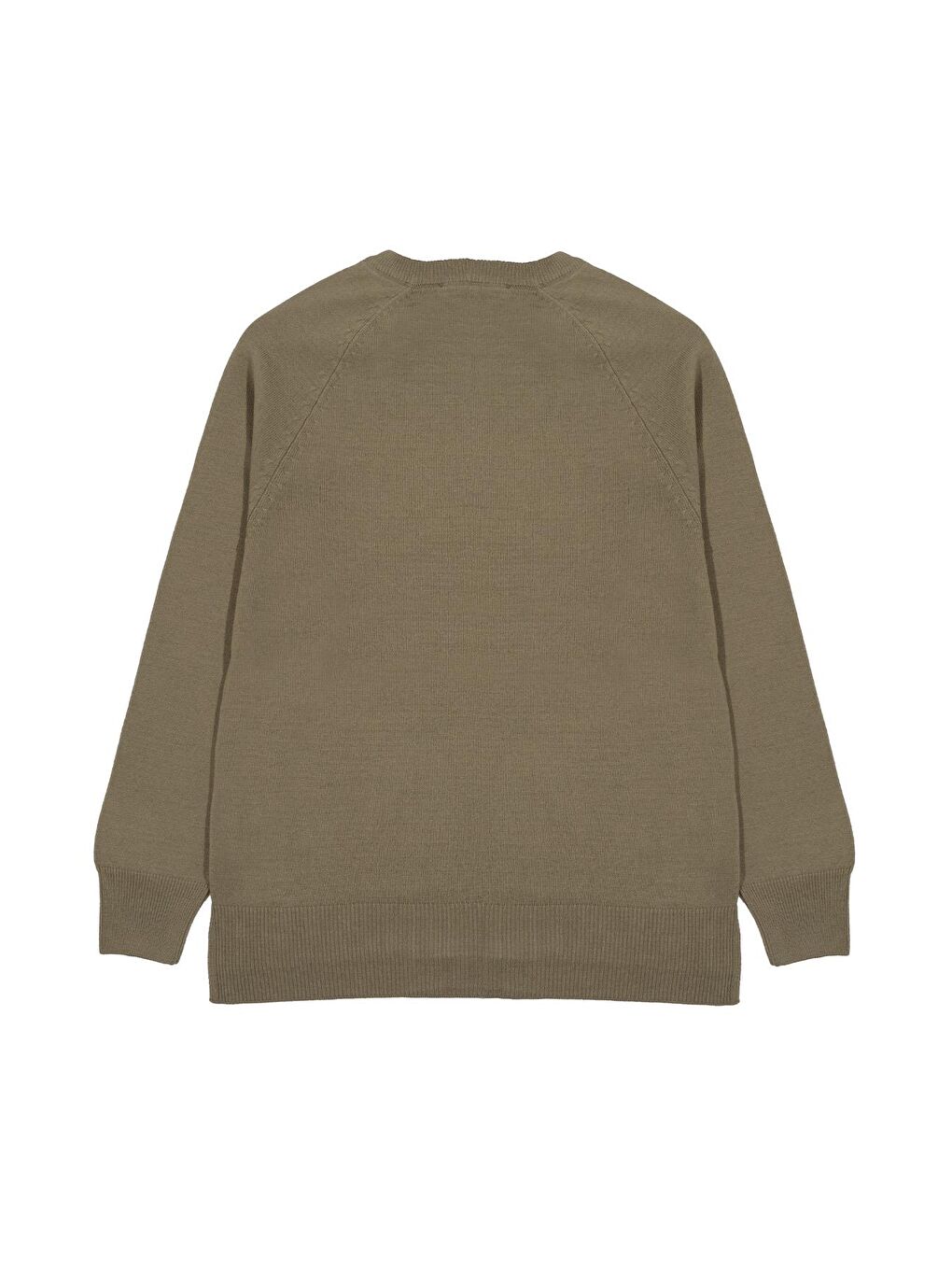 Açık Yeşil Bisiklet Yaka Kazak-2