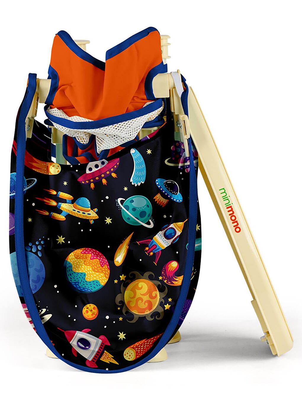 Tenteli Portatif Mama Sandalyesi - Turuncu-4