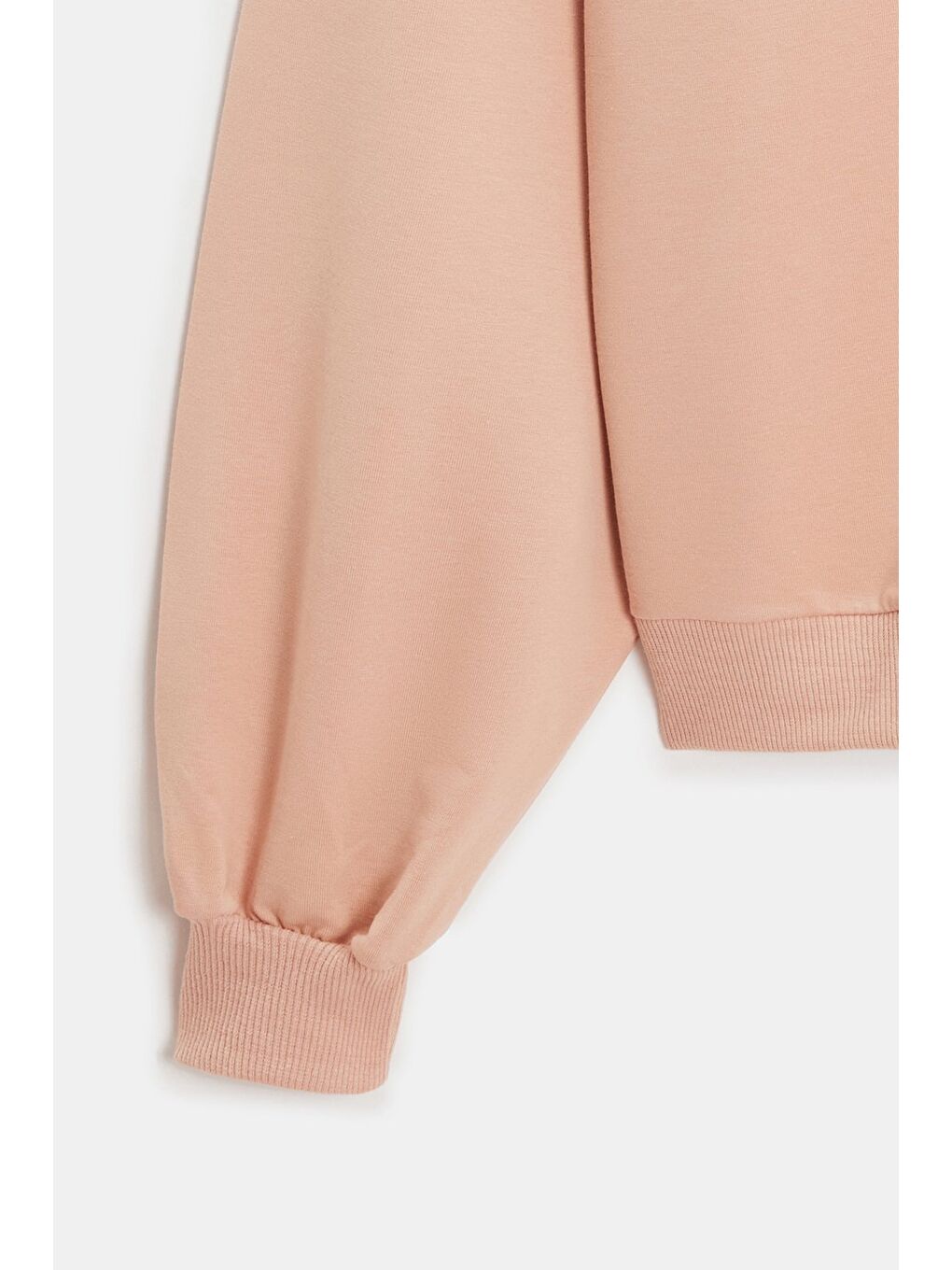 Pembe Koyu Pudra Kadın Oversize Kapüşonlu Basic Hoodie Sweatshirt-2