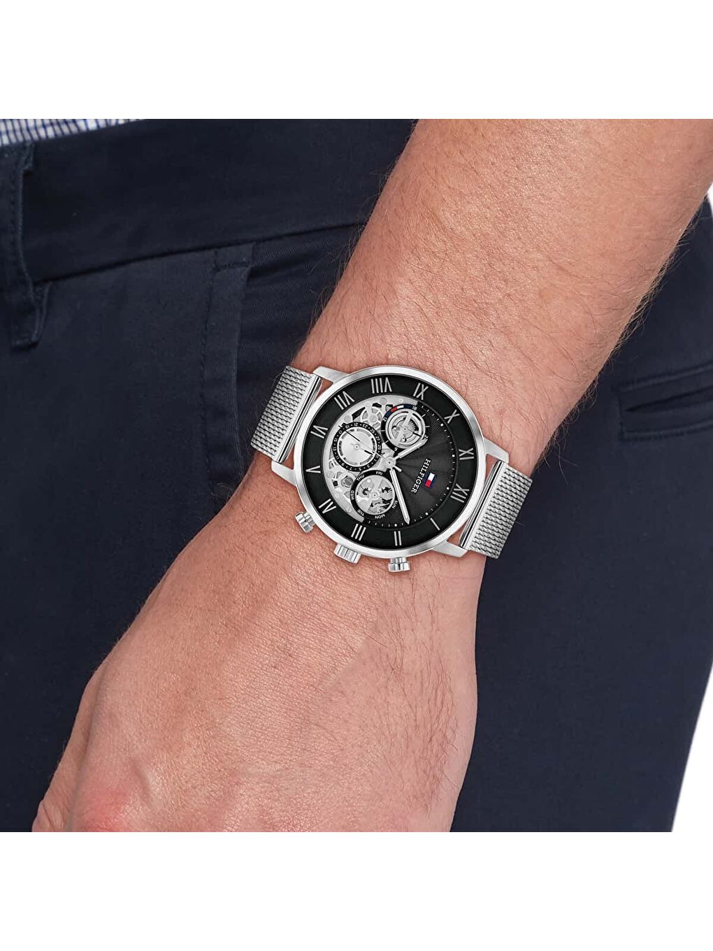 Gri TH1710708 Erkek Kol Saati-3