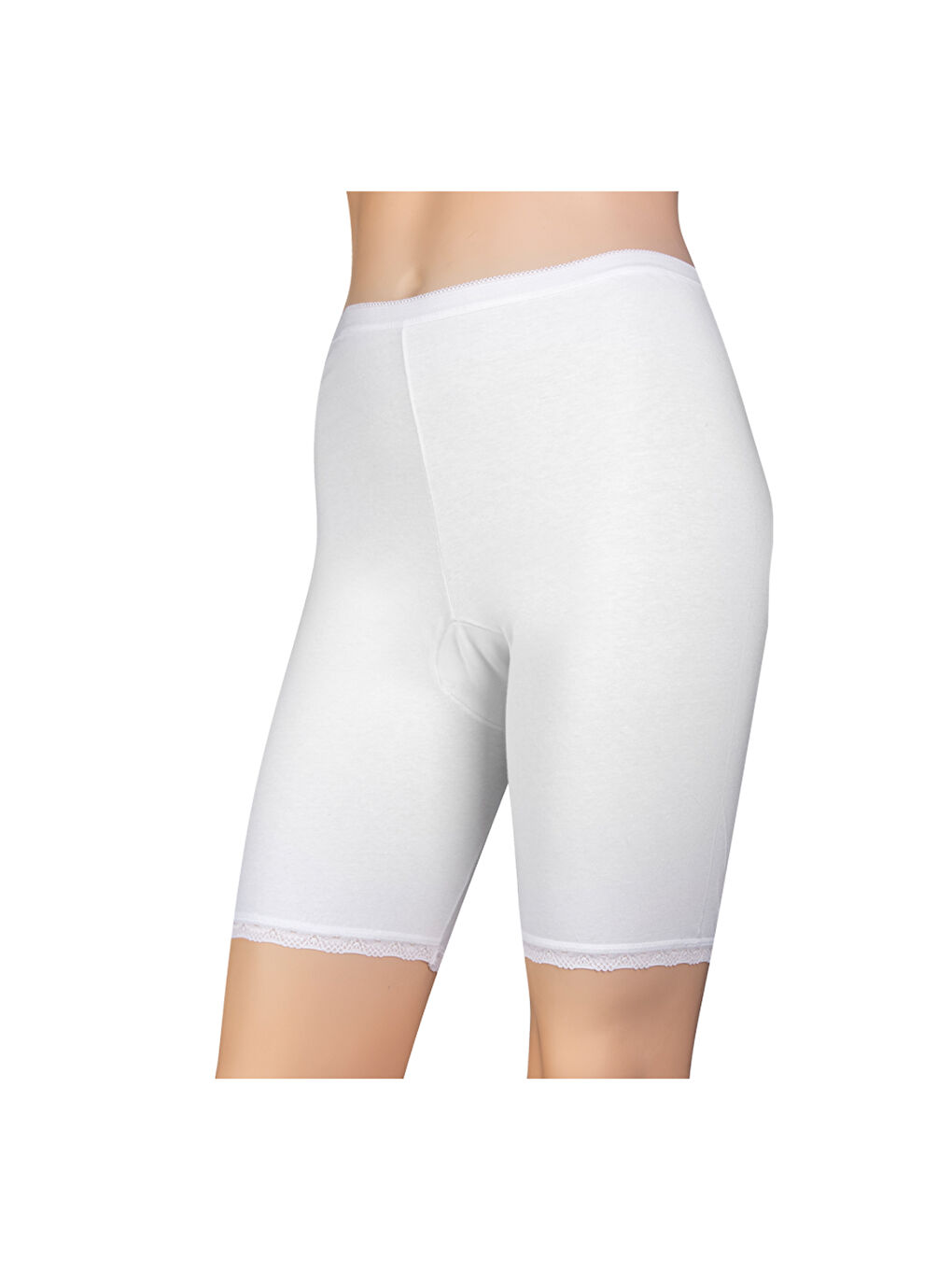 Siyah Düz Paçası Dantelli Boxer Külot 3'Lü Paket-1