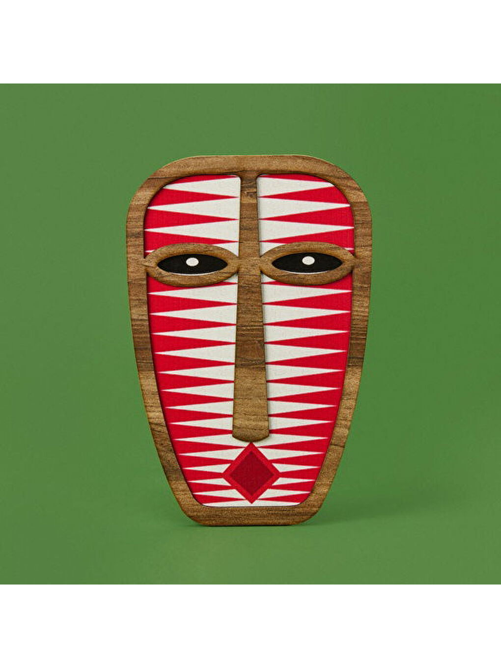 Deco Mask Duvar Panosu - Kırmızı - 18 cm-1