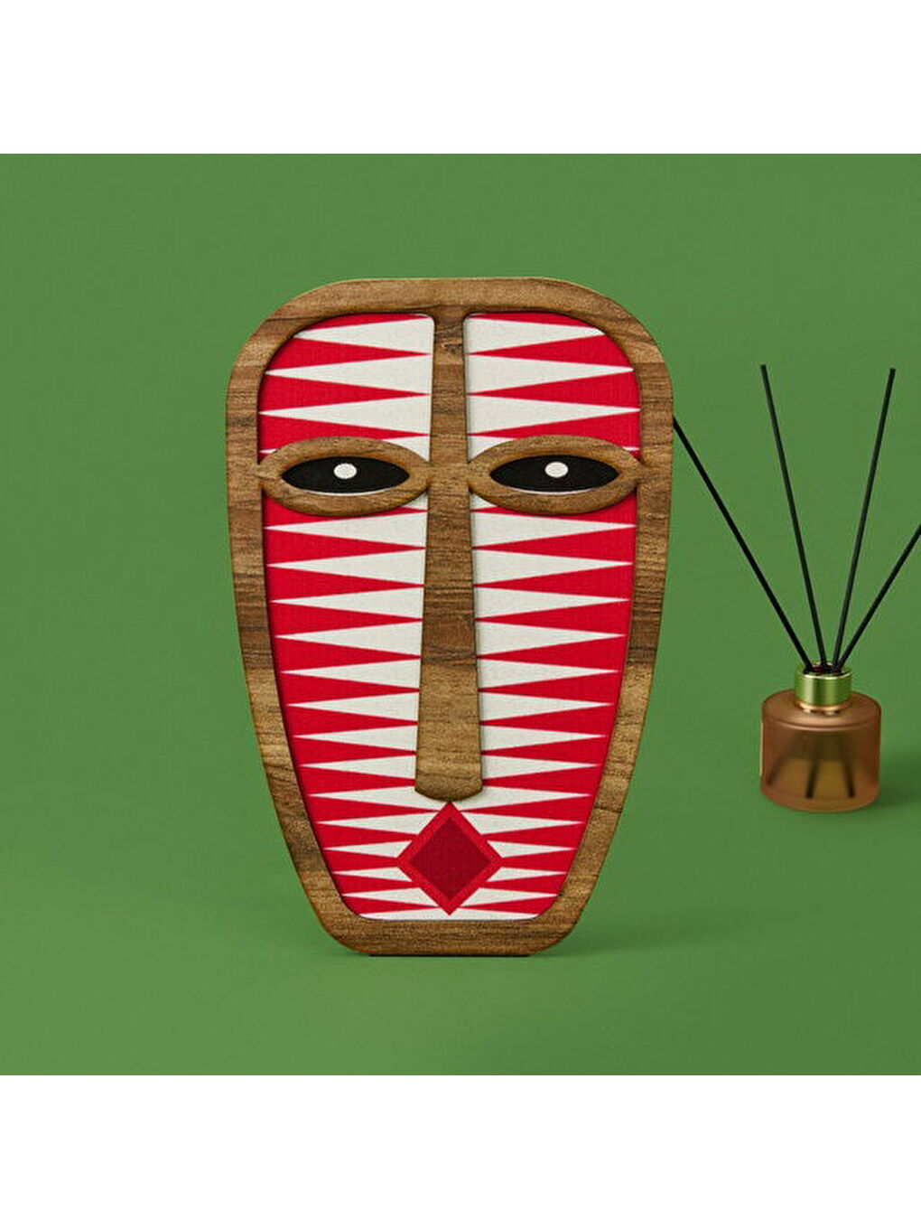Deco Mask Duvar Panosu - Kırmızı - 18 cm-3
