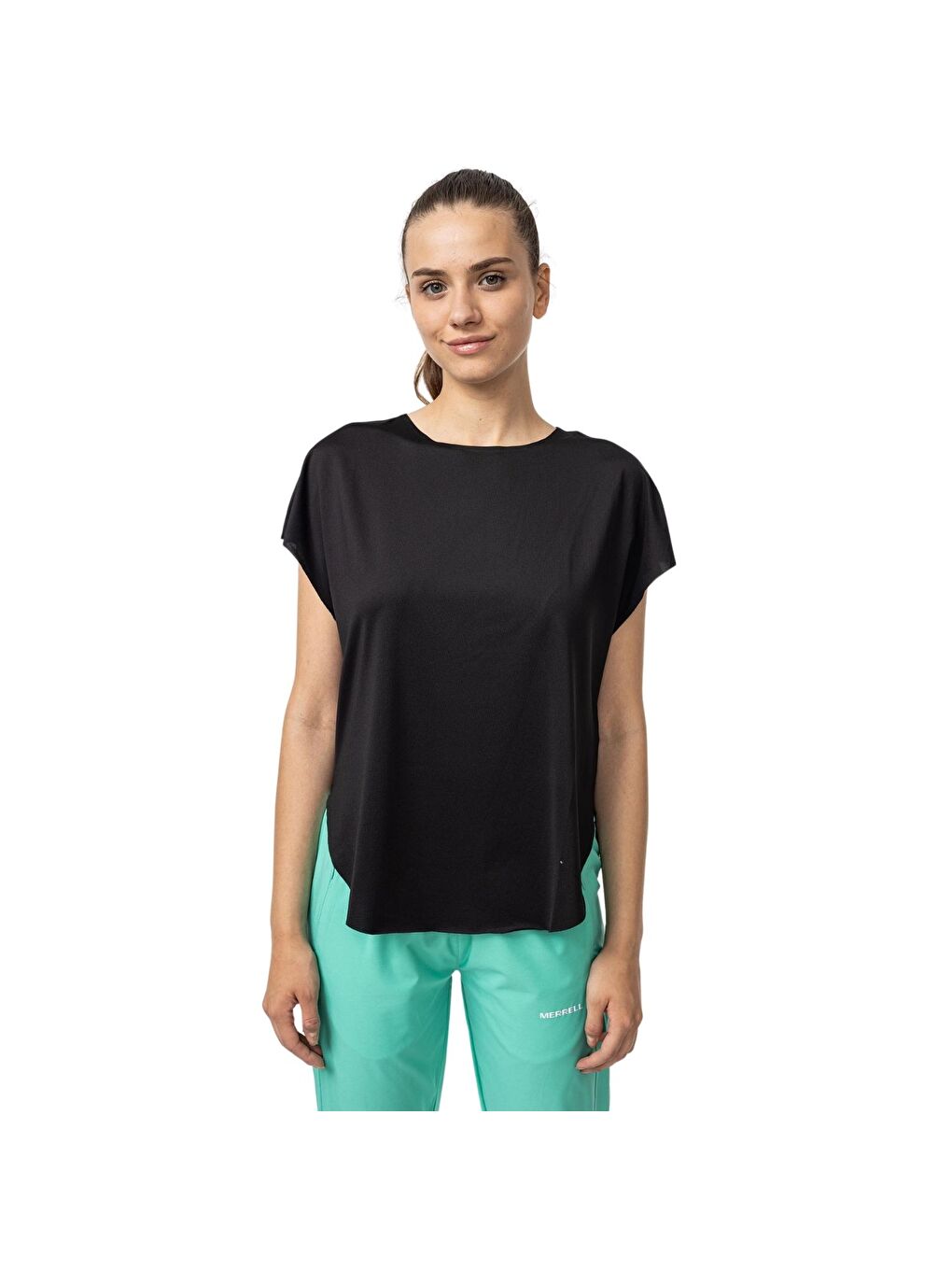 Tulip Kadın Siyah Koşu Tişört