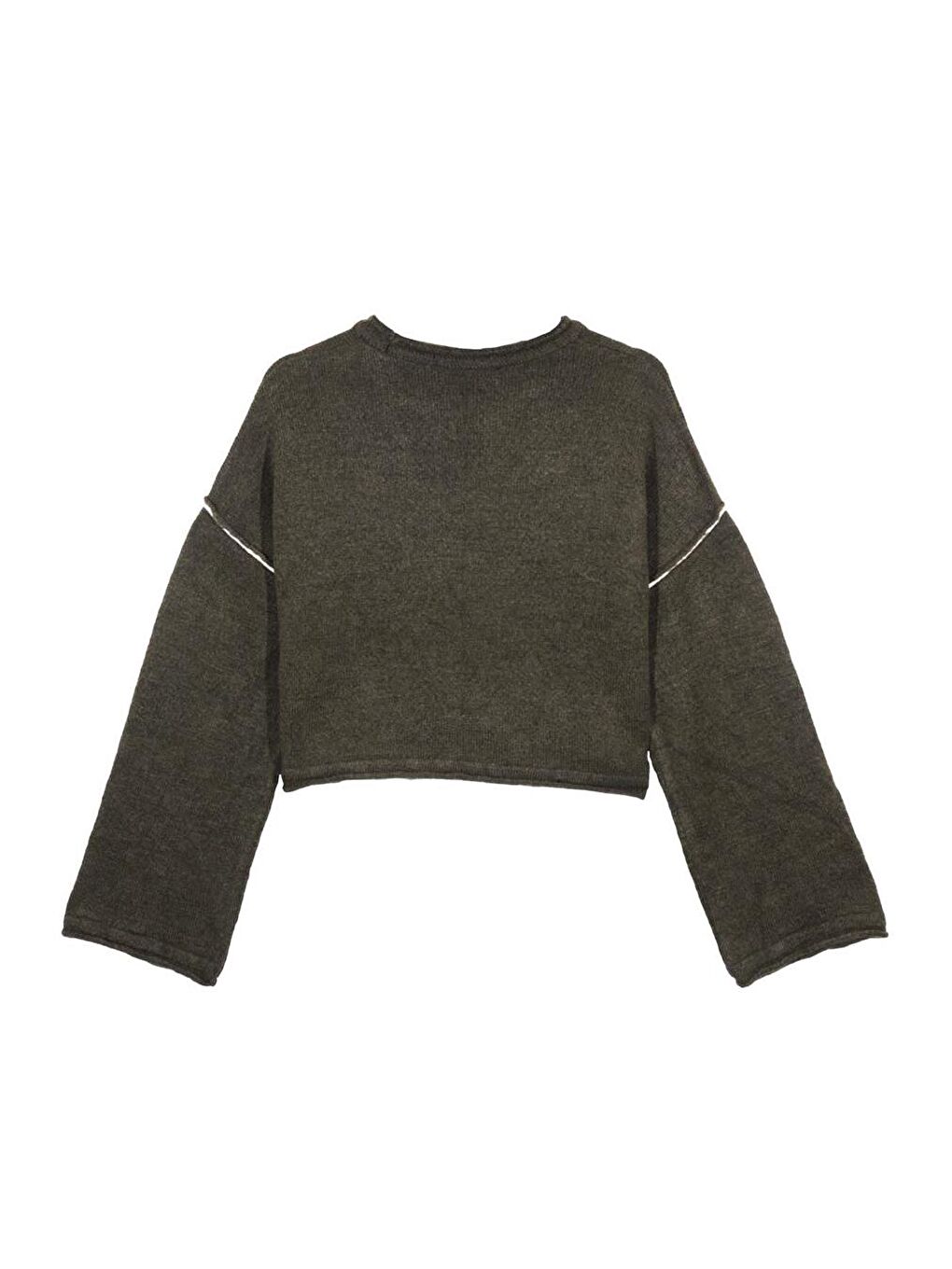 Haki Basic Triko Kazak-7