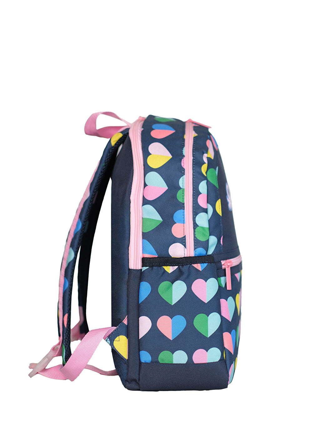 Mini Kalp Desenli Kız Çocuk Sırt Çantası-2