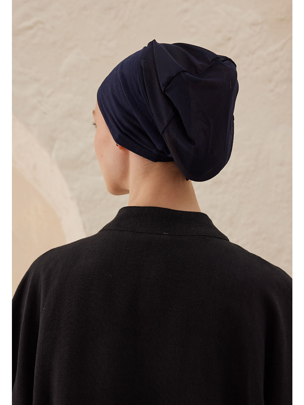 Silikonlu Kaydırmaz Fileli Bone Lacivert-2