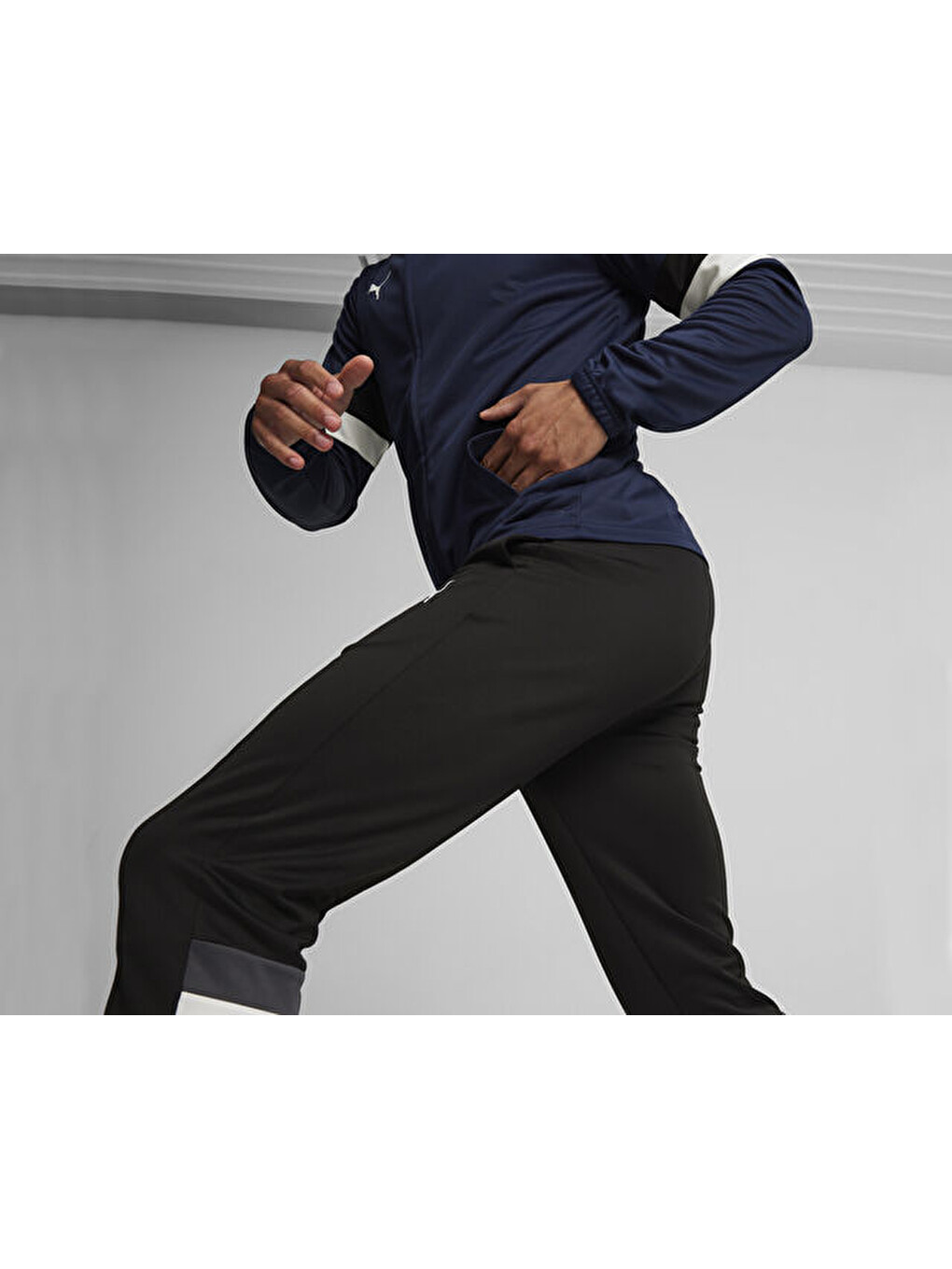 Teamrise Tracksuit Erkek Futbol Kamp Eşofman Takımı 65865306 Siyah-4