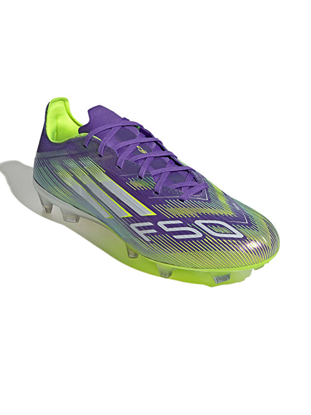 F50 Pro Fg Erkek Çim Zemin Kramponu Jh7683 Mor-2