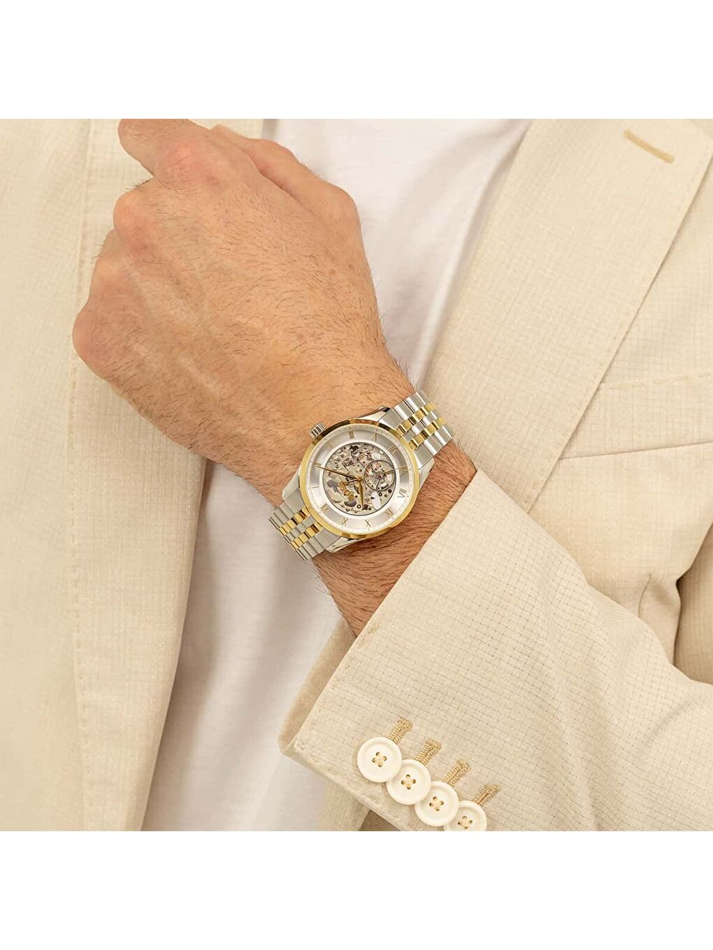 Sarı HB1514237 Erkek Kol Saati-5