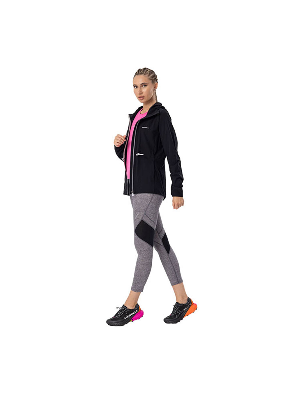 Just Kadın Siyah Koşu Ceketi-2