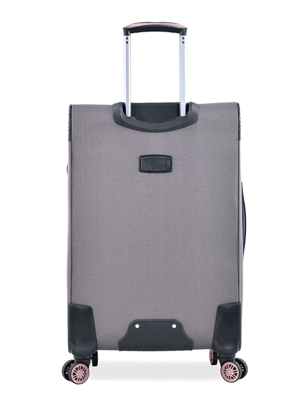 Bej Unisex Kumaş Orta Boy Valiz-1