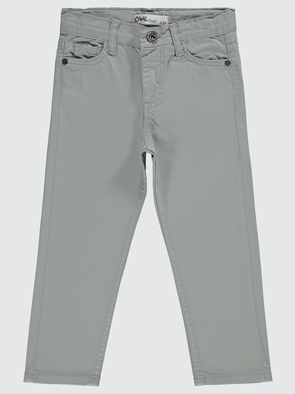 Boys Erkek Çocuk Pantolon 2-5 Yaş Gri-3