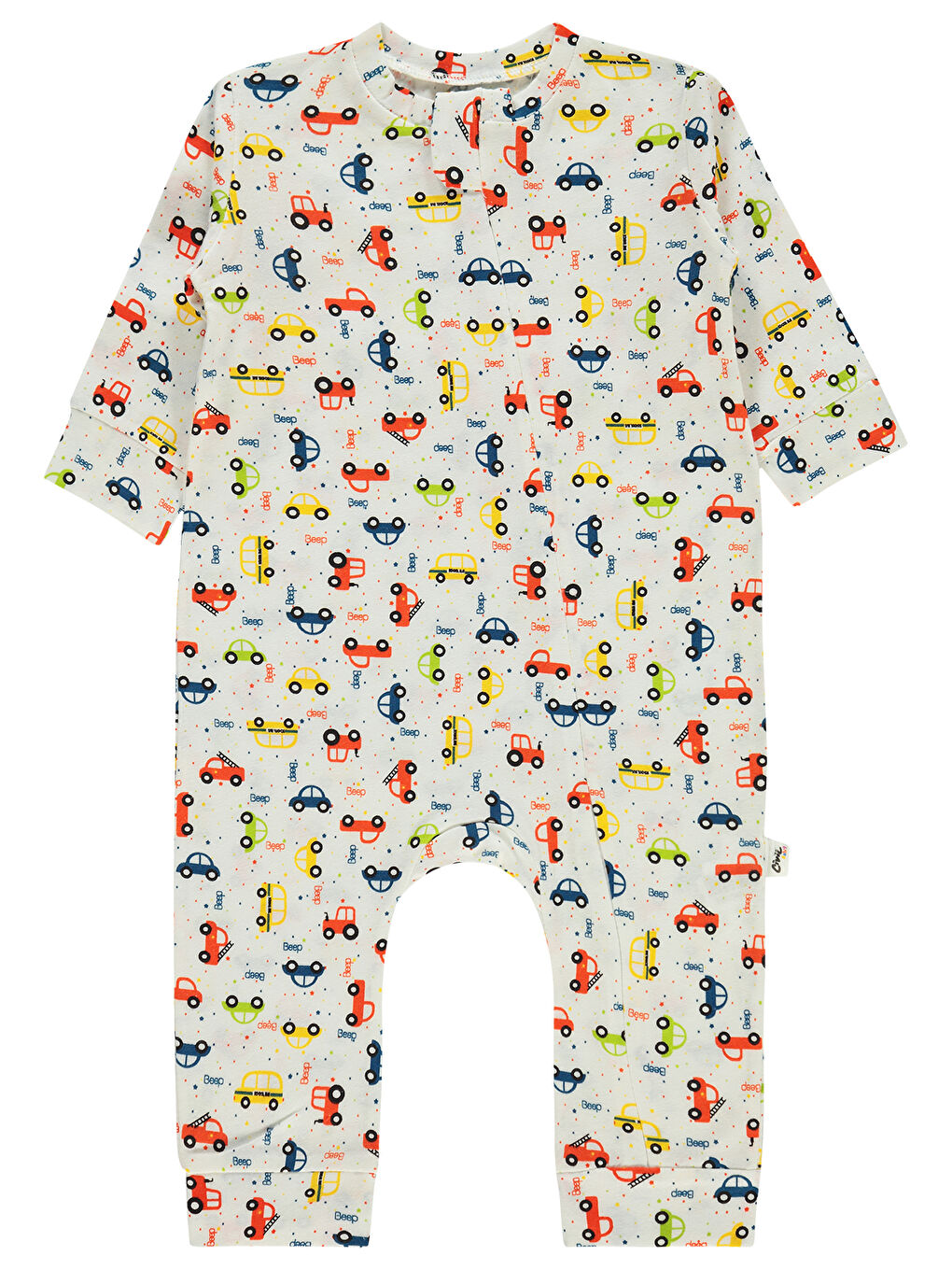 Baby Erkek Bebek Patiksiz Tulum 3-18 Ay Ekru