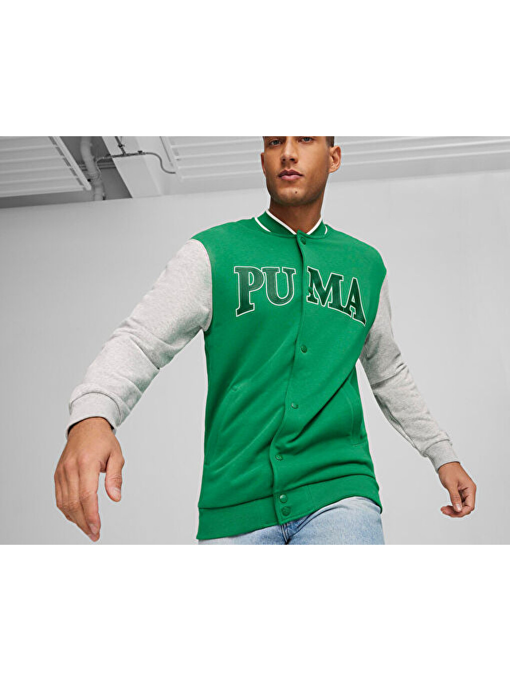 Puma Squad Track Jacket Erkek Günlük Ceket 67897186 Yeşil-2