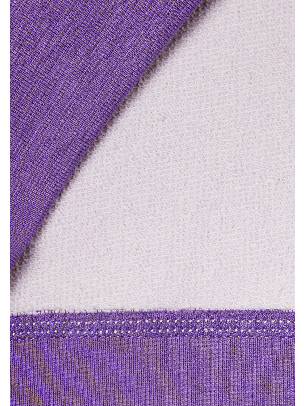 Kadın Beyaz  %100 Pamuk Renk Bloklu Stranger Things Baskılı Sweatshirt-6