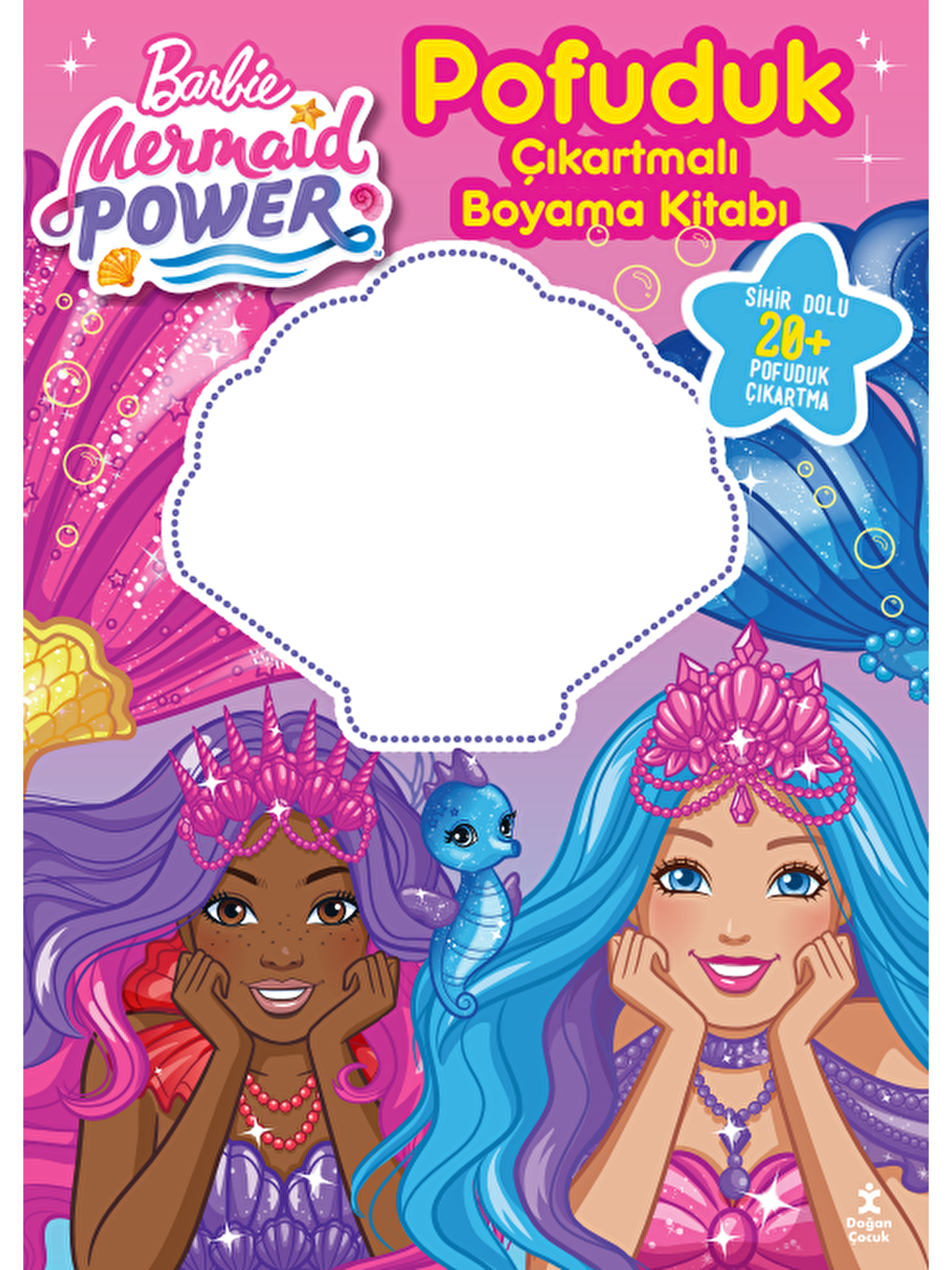 Barbıe Medmaıd Power – Pofuduk Çıkartmalı Boyama Kitabı -