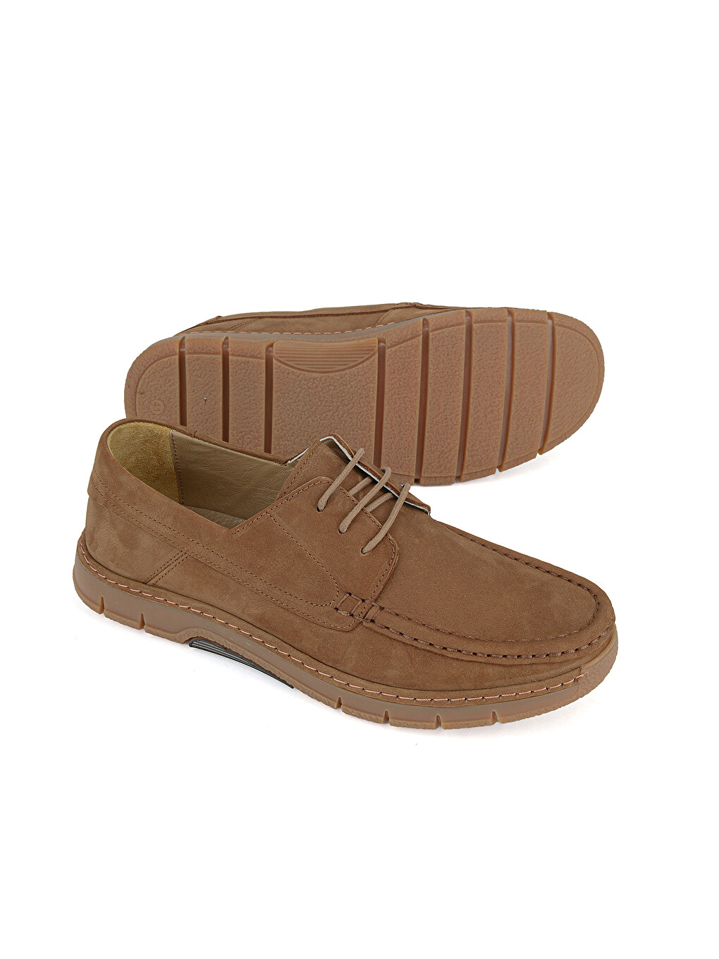 Kahverengi Erkek Hakiki Deri Ayakkabı 1611069z5006 Camel-3