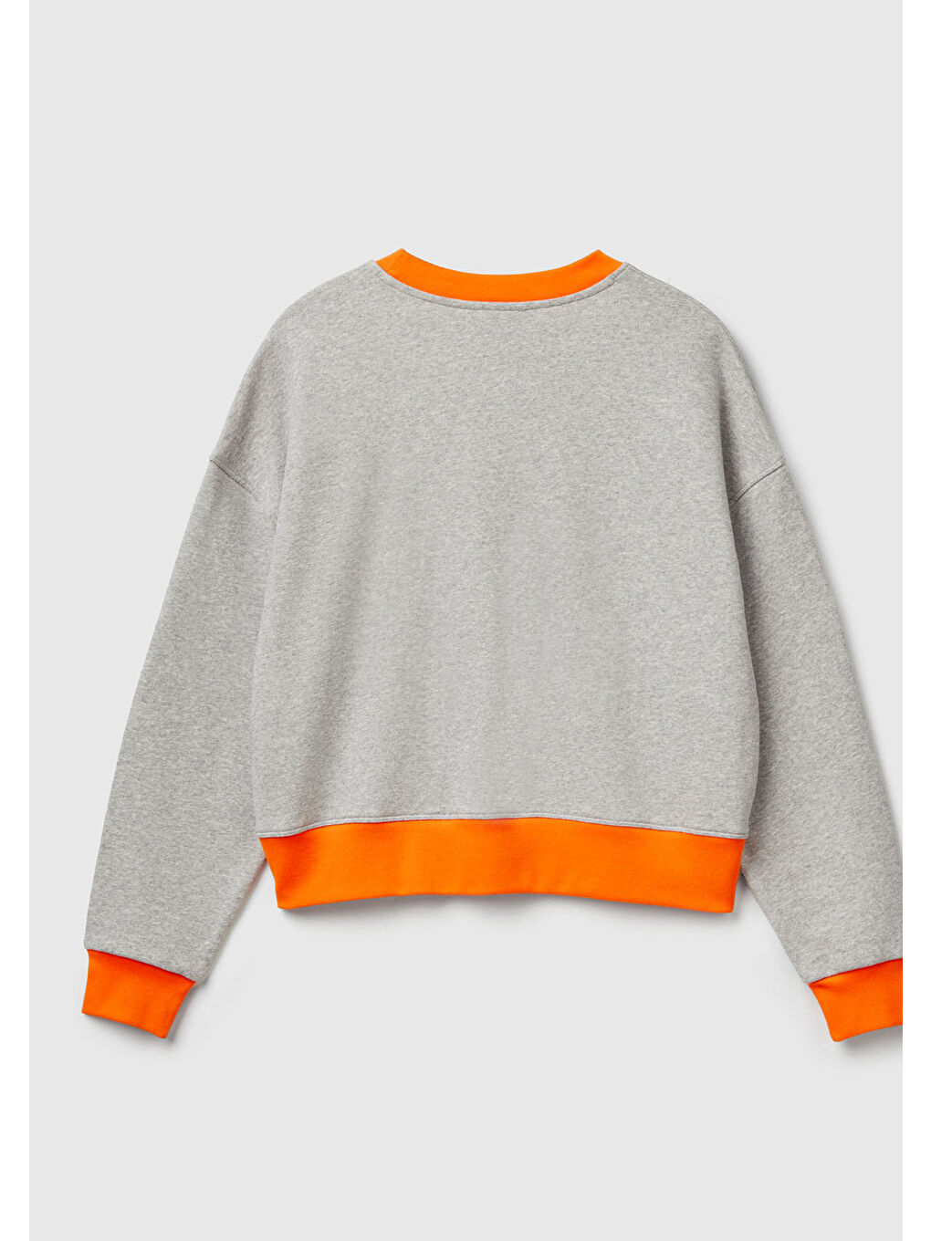 Kadın Sarı Mix  %100 Pamuk Renk Bloklu Stranger Things Baskılı Sweatshirt-3