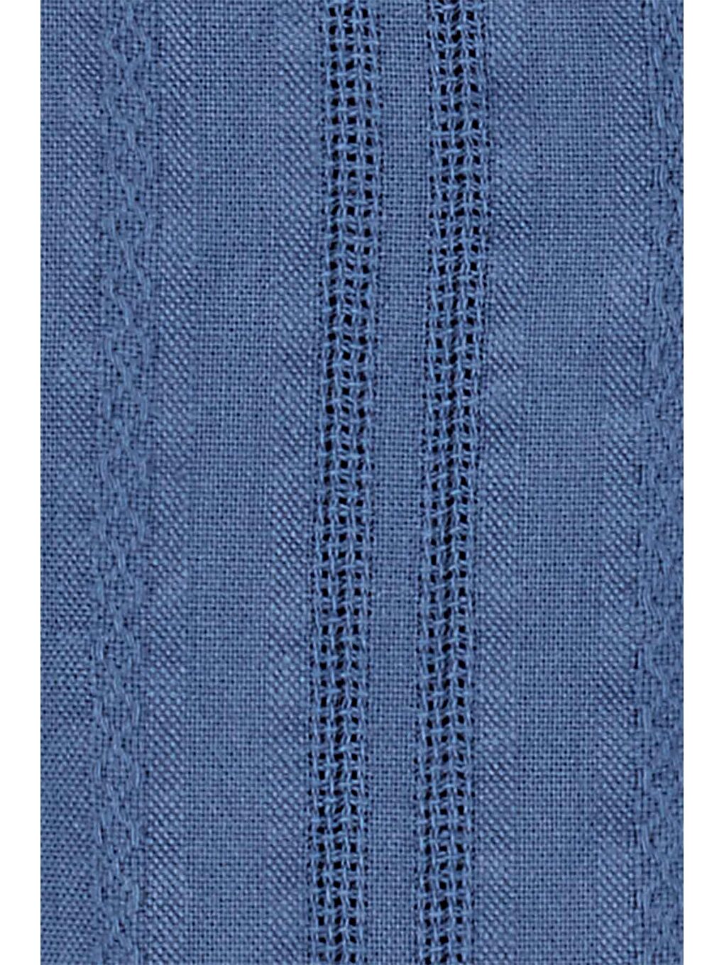 Mavi Erkek Bebek Kısa Tulum-1