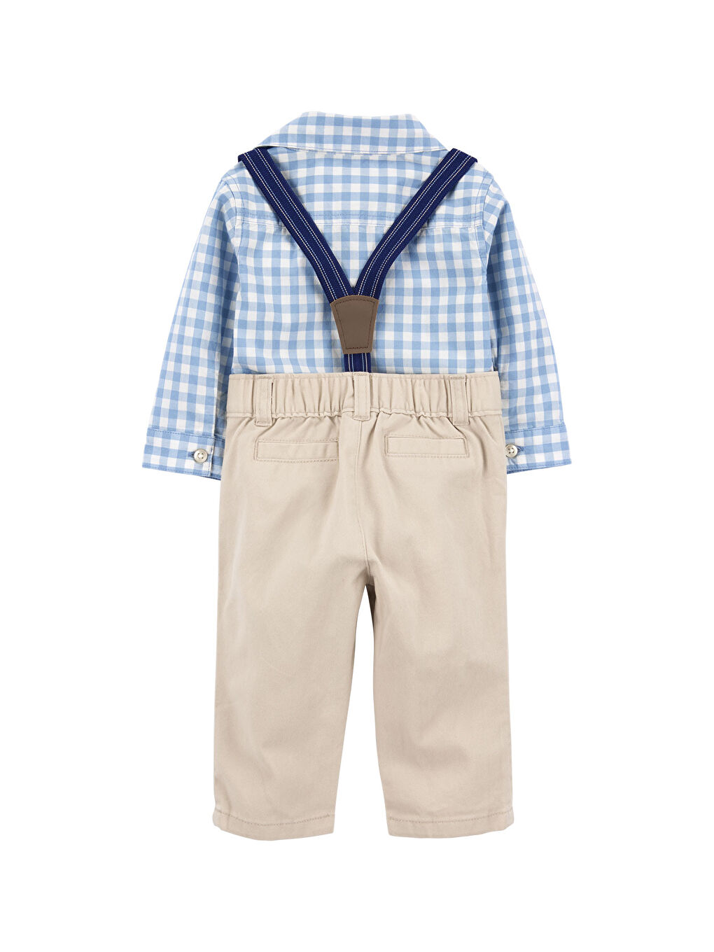 Mavi Erkek Bebek Body Pantolon Set 3'lü Paket-1