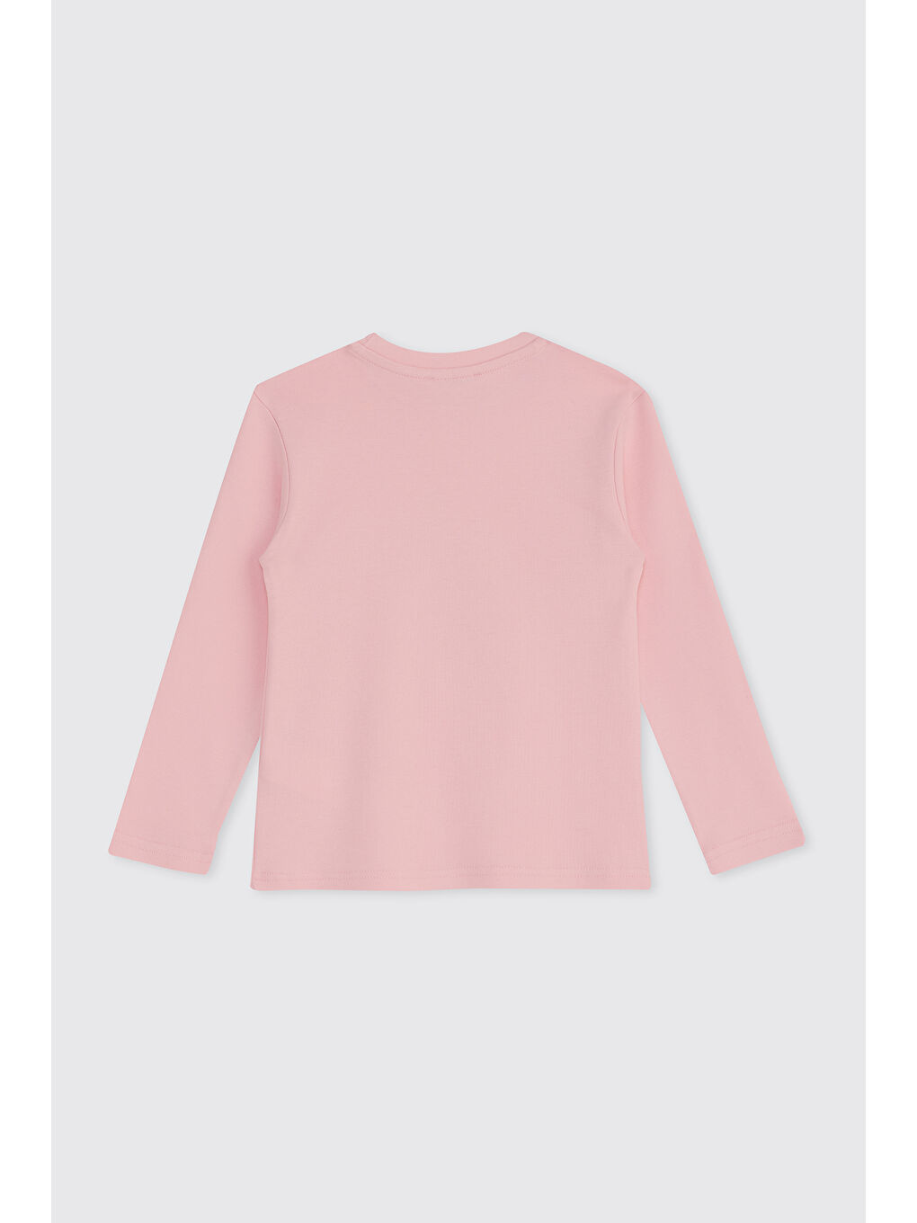 Kız Çocuk Çiçek Desenli Pembe Pijama Takımı-1