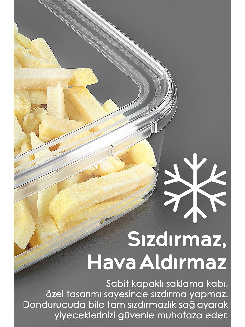 Renksiz 15 Adet Sızdırmaz Kendinden Kapaklı Derin Dondurucuya Uygun Saklama Kabı Düzenleyici Erzak Kabı 2 lt-4