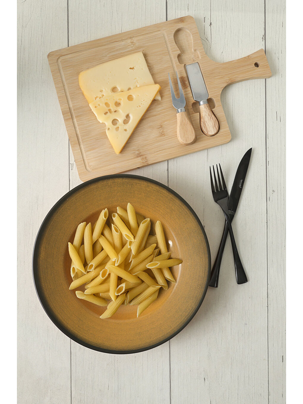 Keramika Karişik Yellow Ege Makarna Tabağı 28 Cm - 2
