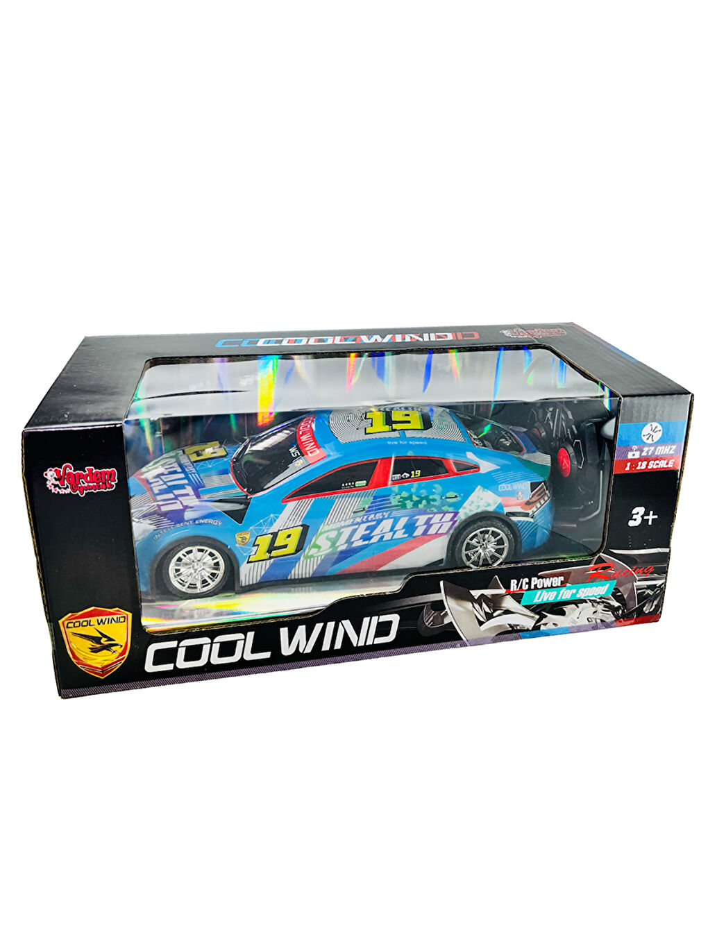 Şarjlı Rüzgar Araba Turkuaz-1