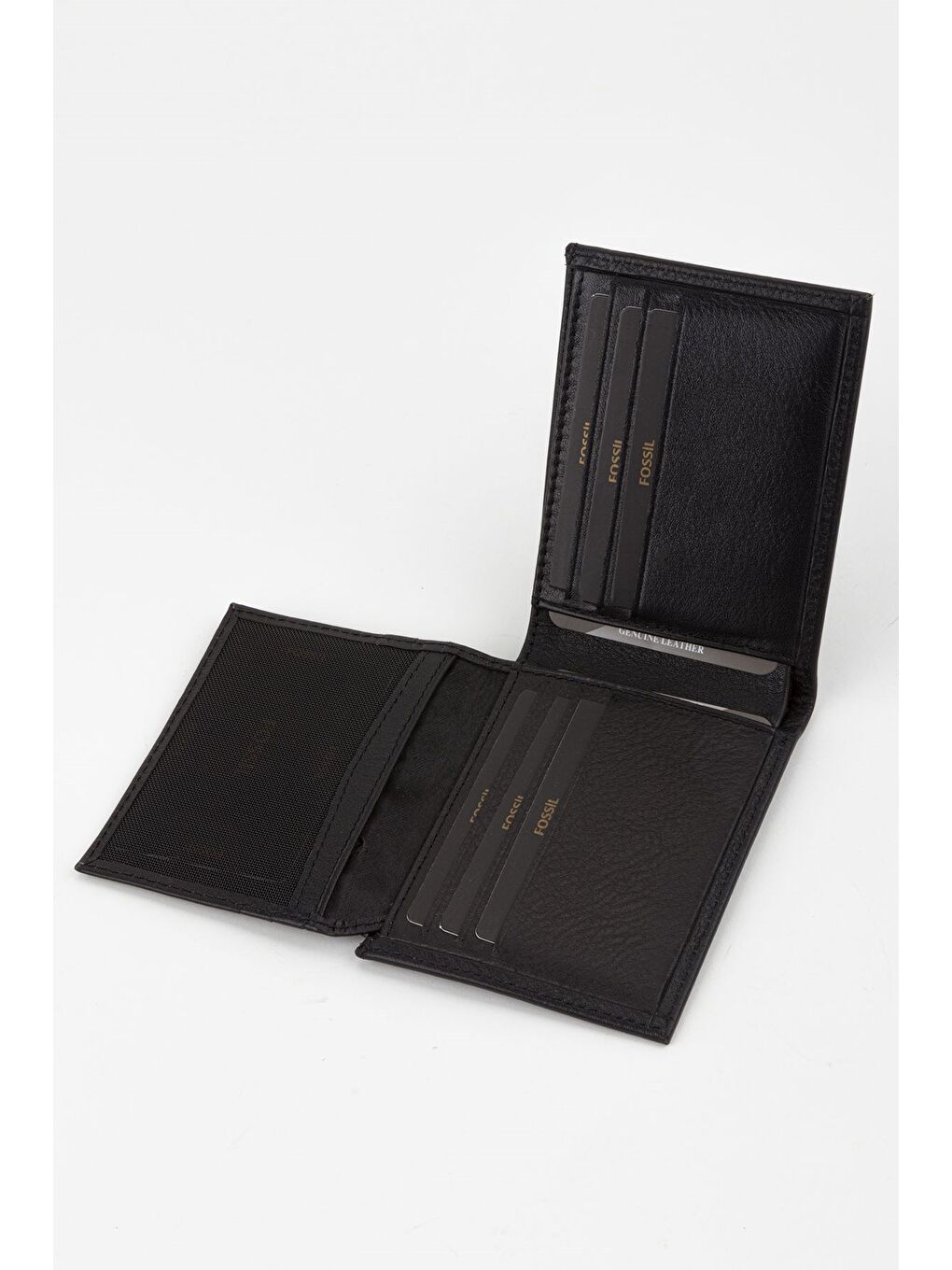 Siyah Kutulu Hakiki Deri Dikiş Detaylı Kahverengi Yatay Erkek El Portföyü Cüzdan-1