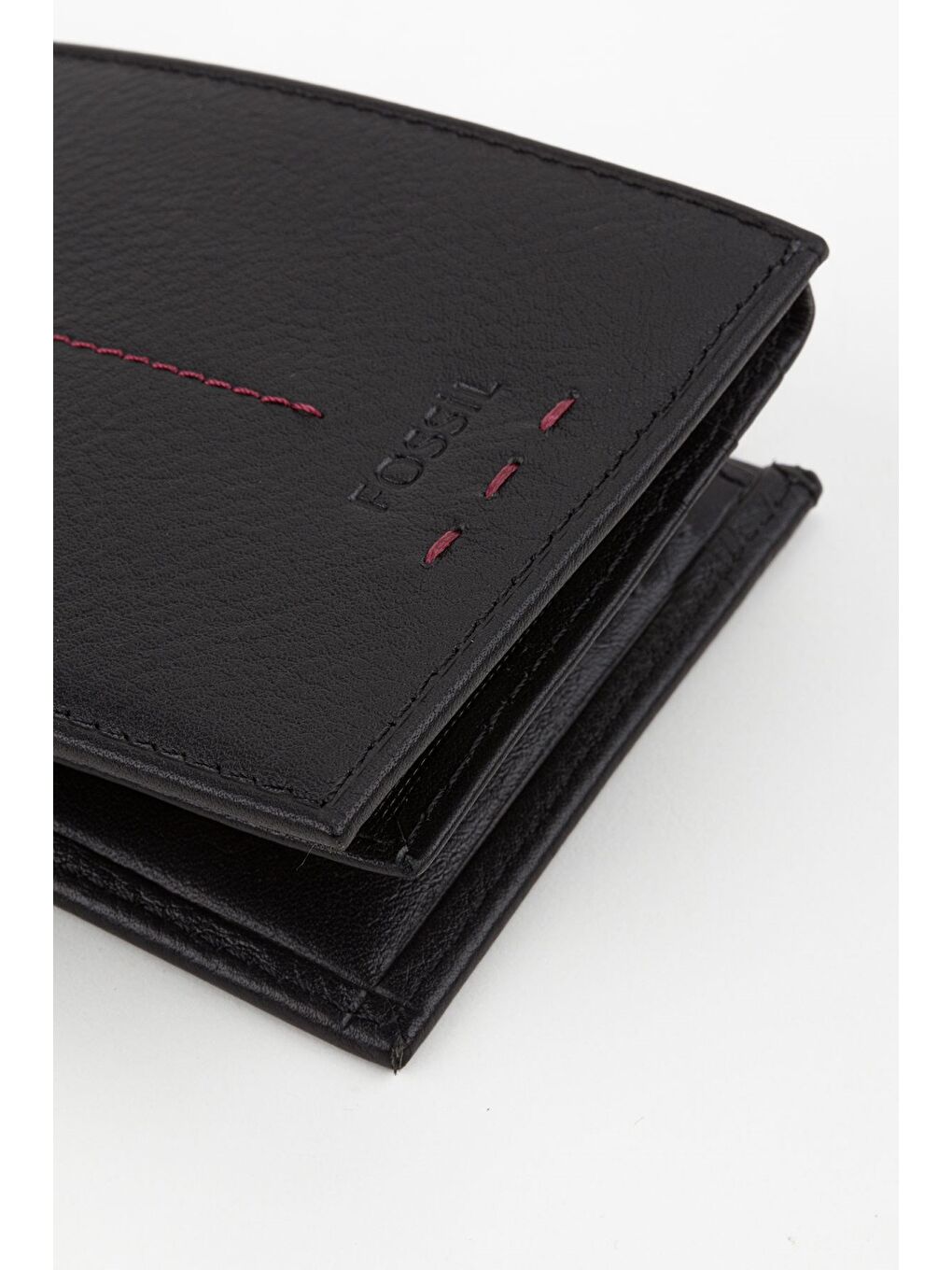Siyah Kutulu Hakiki Deri Dikiş Detaylı Kahverengi Yatay Erkek El Portföyü Cüzdan-3