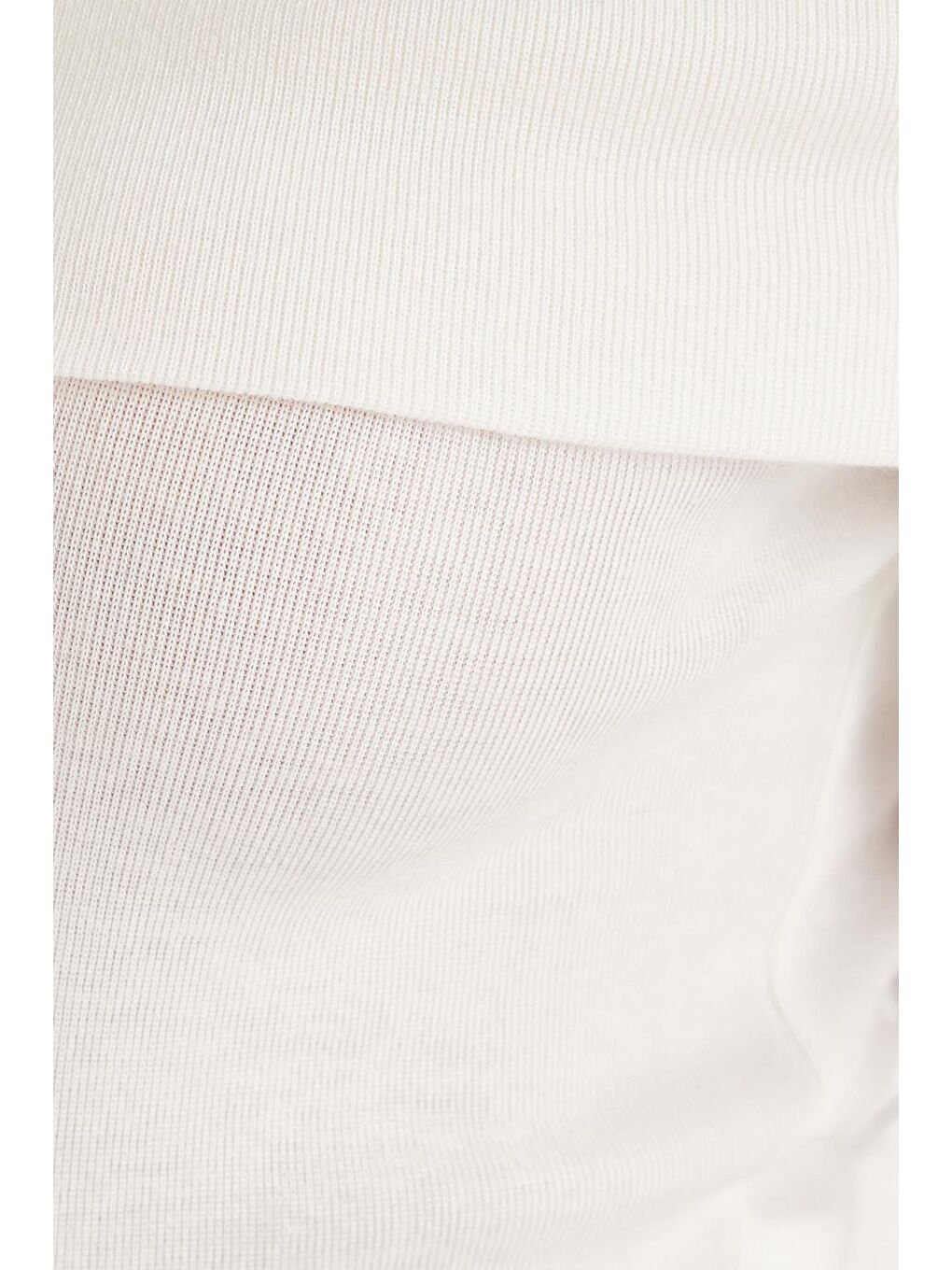 Ekru Kadın Standart Fit Normal Kesim Beyaz Straplez Bluz-5