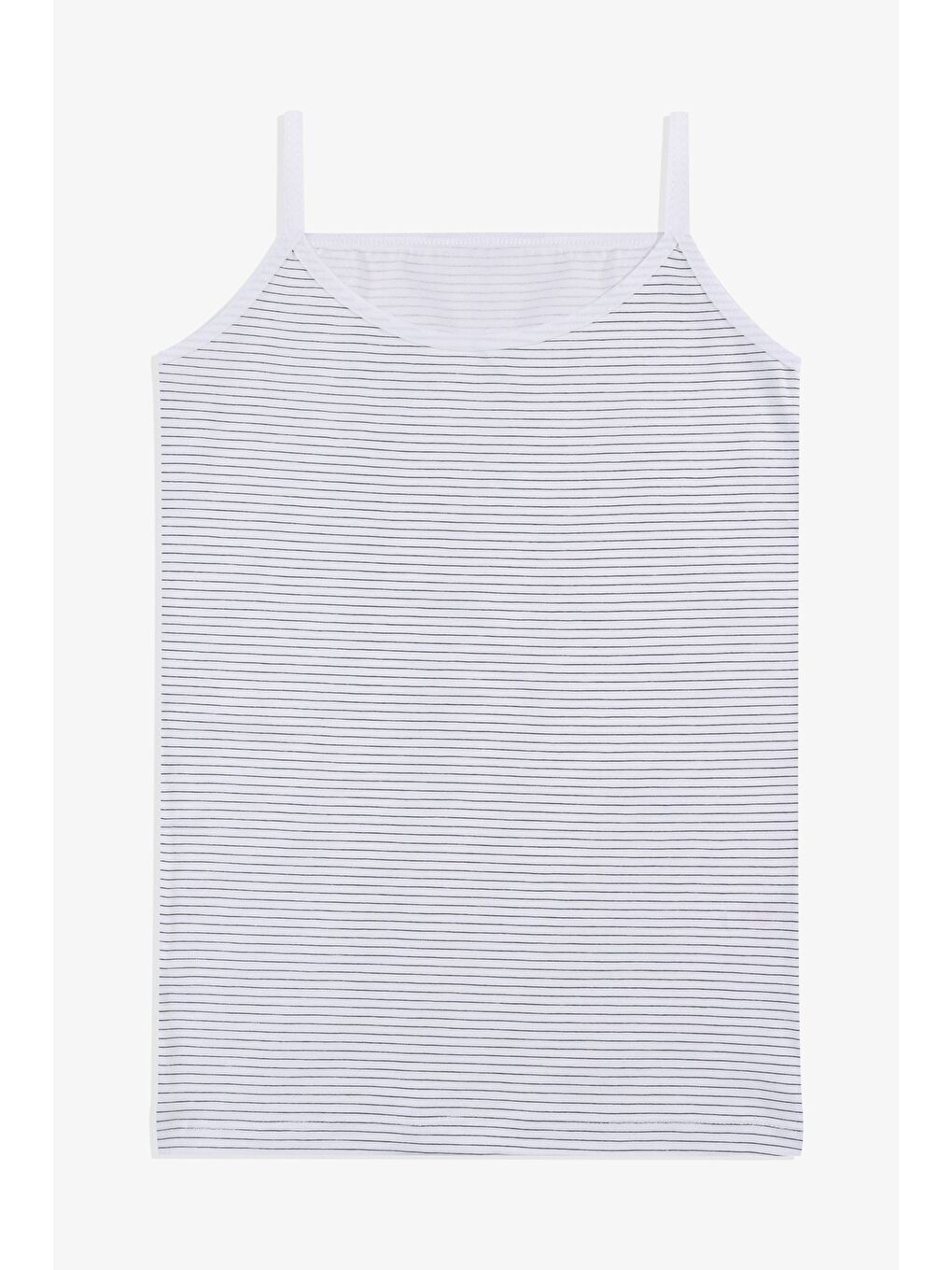 Gri Kız Çocuk 3'lü Penguen Desenli Pamuklu Atlet-3