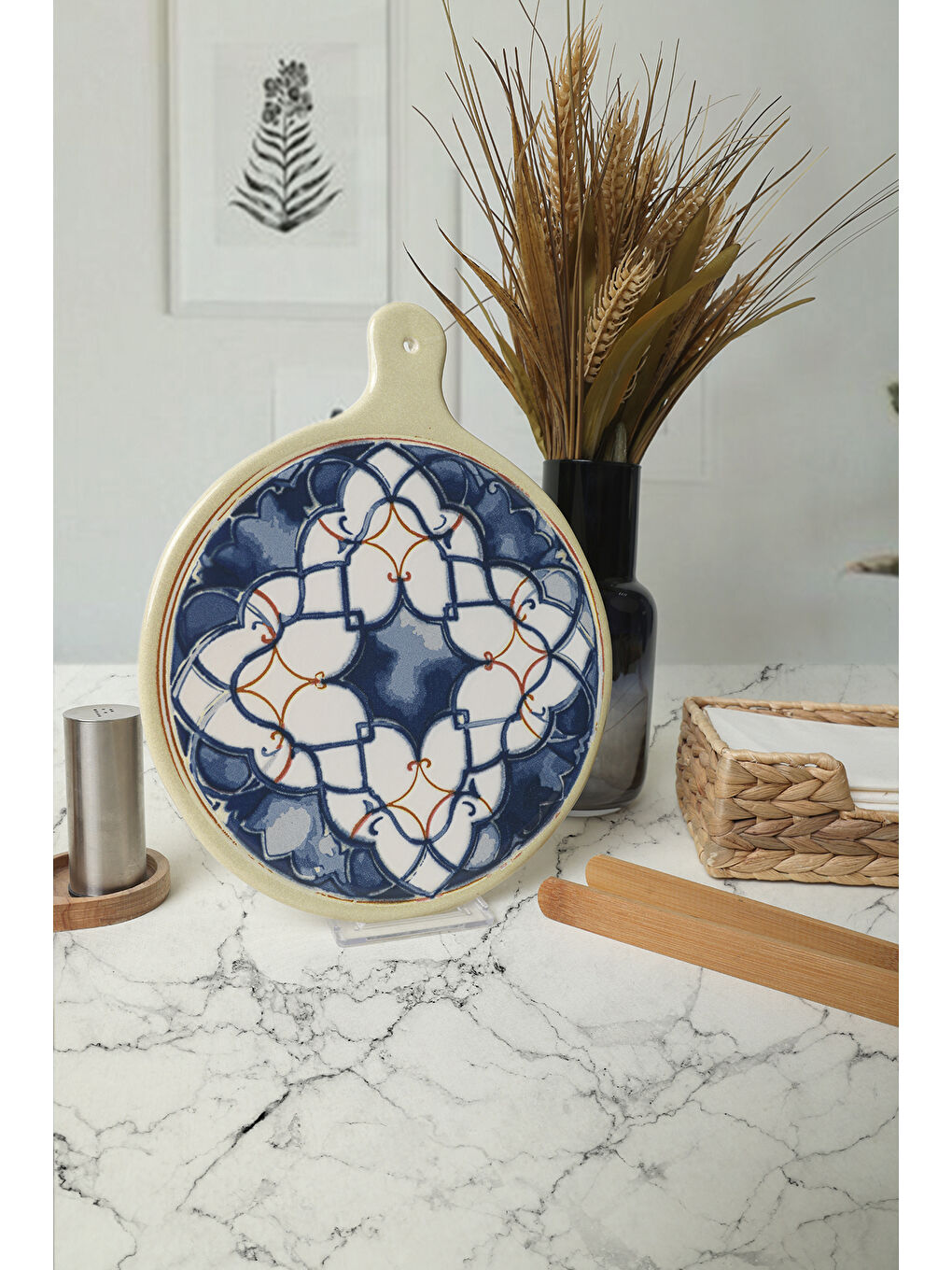 Karışık Wave Flow Peynir Sunum Tabağı 26 Cm-1