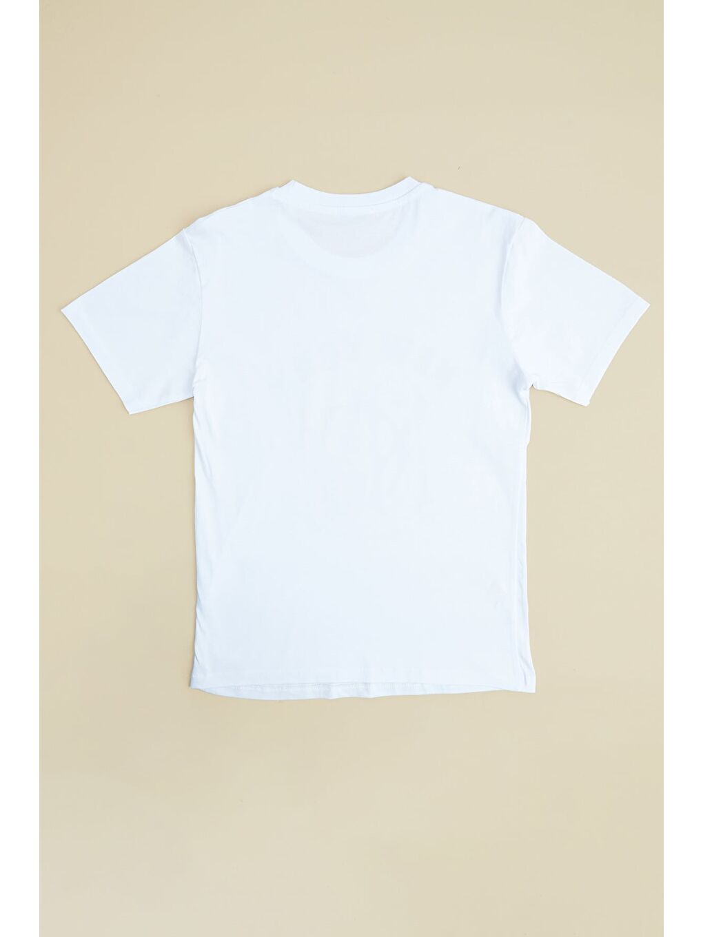 Beyaz New York Yazı Baskılı Erkek Çocuk Tişört-1