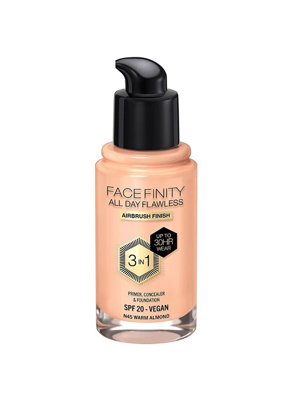 Max Factor Facefınıty 3In1 Fdt No:45 Warm Almond - 1