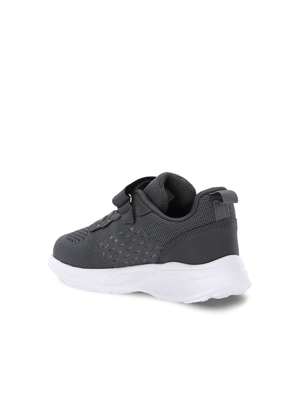 FLAREX Unisex Çocuk Cırt Cırtlı Koyu Gri / Beyaz Günlük Spor Ayakkabısı-2
