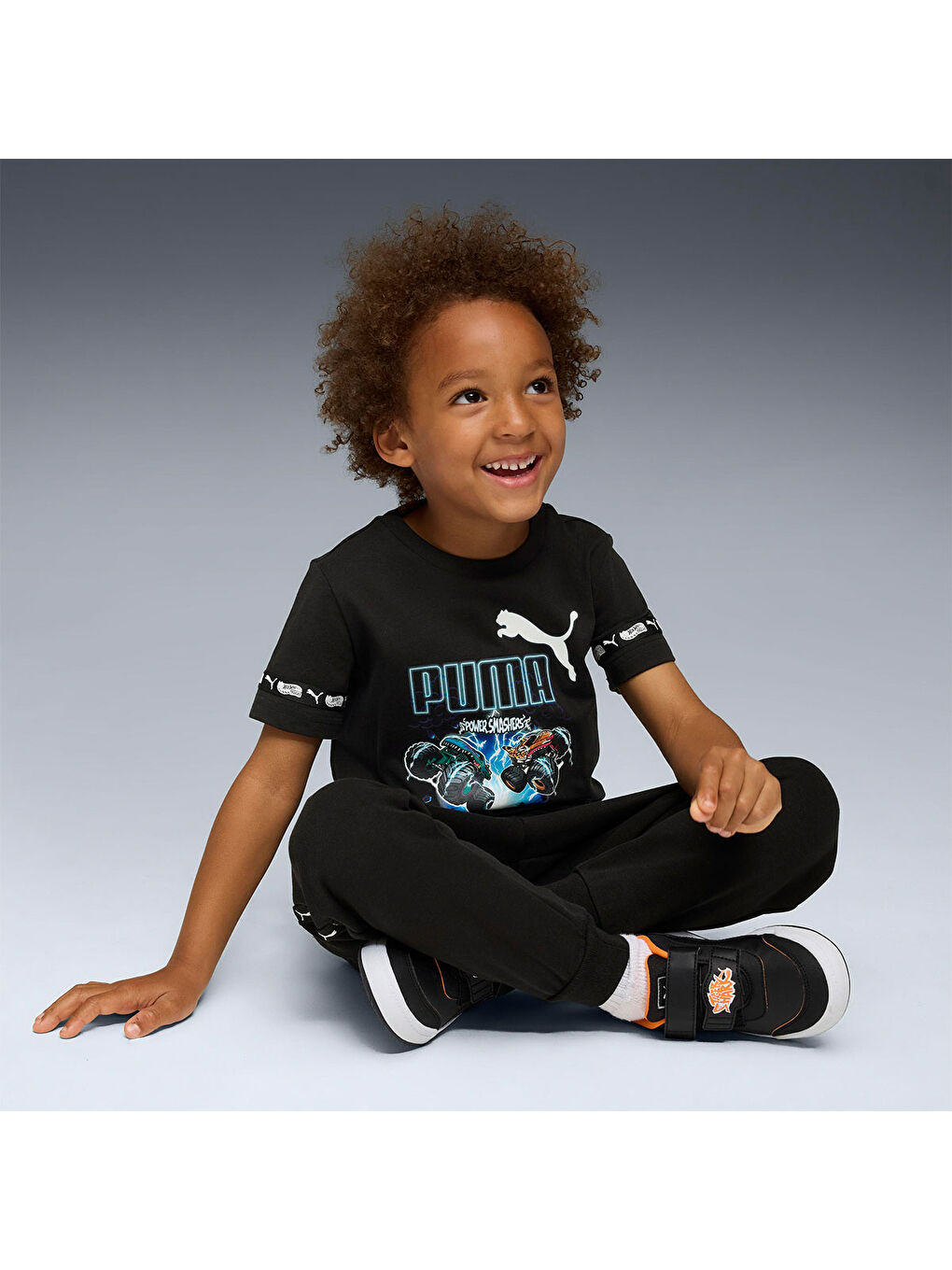 X Hot Wheels Erkek Çocuk Siyah Tişört-2