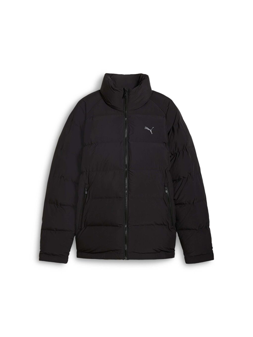 Siyah MONOMATERIAL Erkek Şişme Mont-6