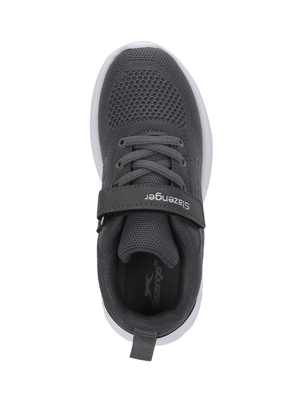 FLAREX Unisex Çocuk Cırt Cırtlı Koyu Gri / Beyaz Günlük Spor Ayakkabısı-4