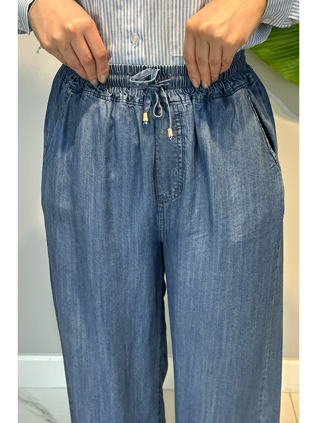 Denim Bolpaça Jean Pantolon 4138 Lacivert-1
