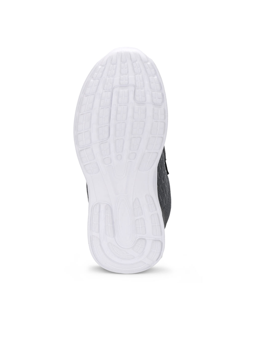 FLAREX Unisex Çocuk Cırt Cırtlı Koyu Gri / Beyaz Günlük Spor Ayakkabısı-6