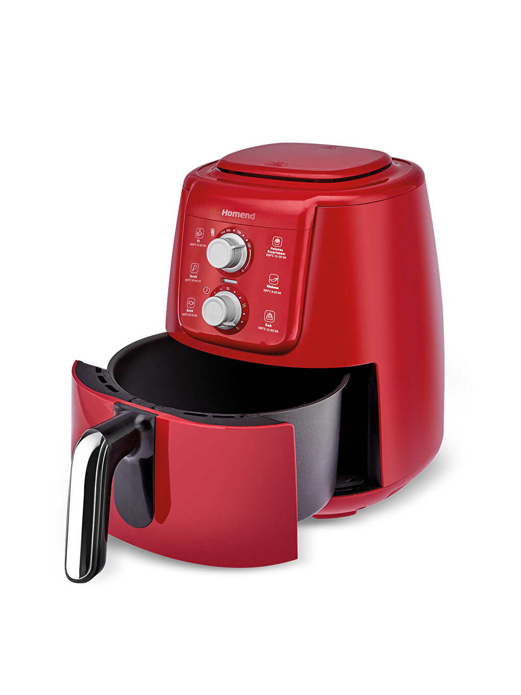 Airfryday 2511h Kırmızı Silver 4L-1