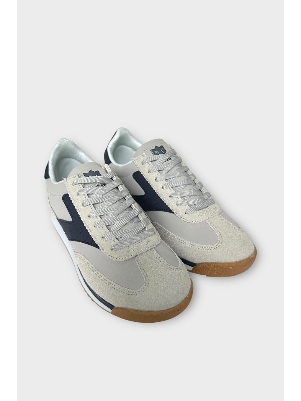 Gri Erkek Günlük Hafif Rahat Taban Sneaker Ayakkabı Grİ - Lacİvert-3