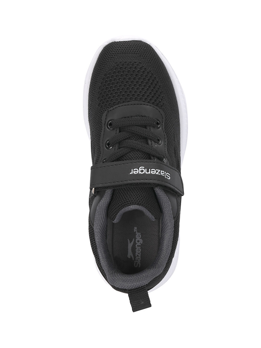 FLAREX Unisex Çocuk Cırt Cırtlı Siyah / Koyu Gri Günlük Spor Ayakkabısı-4