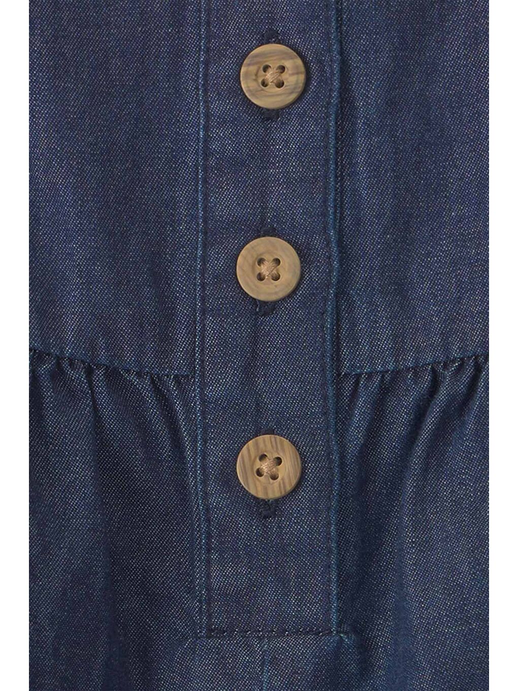 Kız Bebek Salopet Set 3 Ay-24 Ay Mavi-3