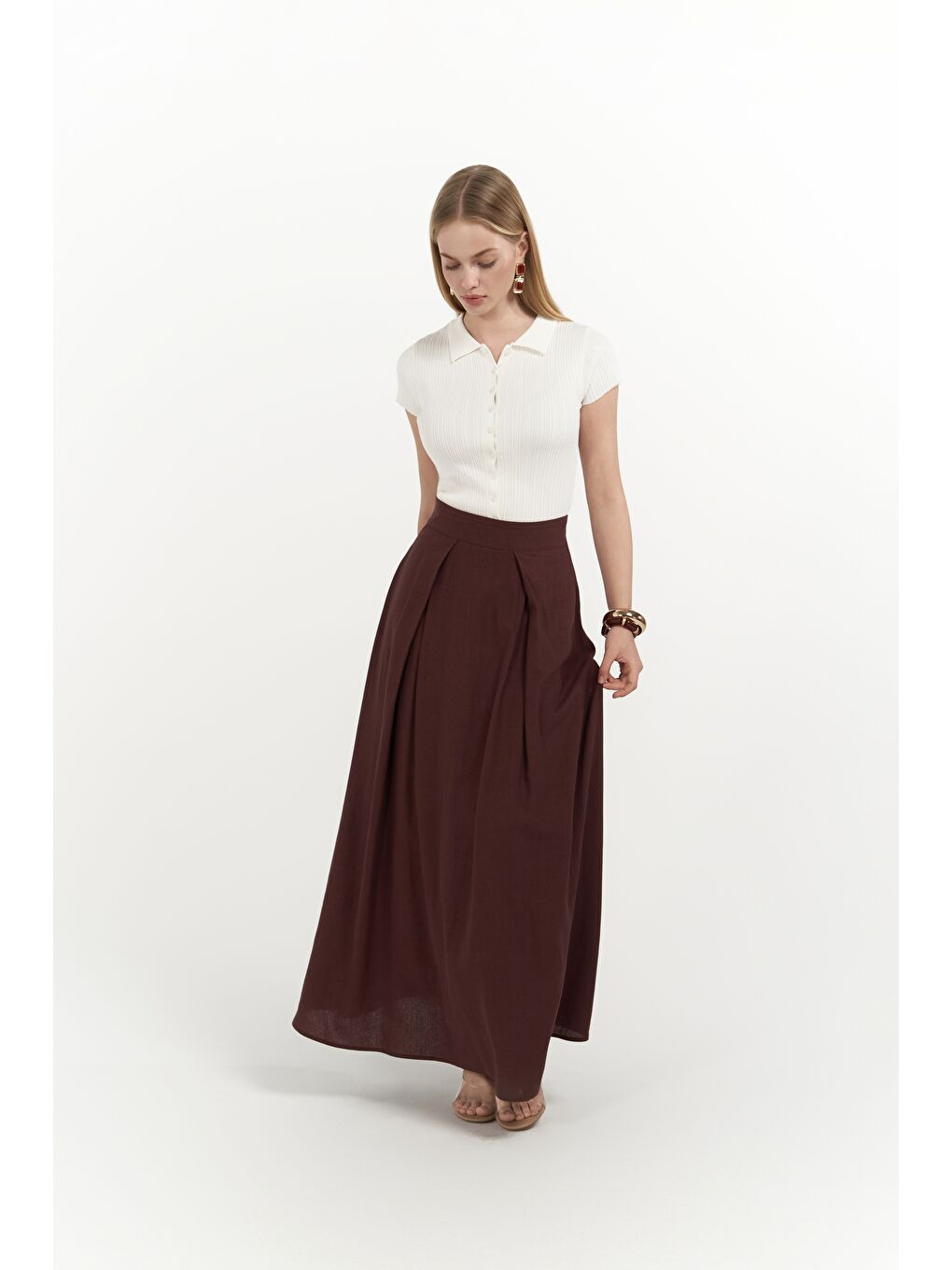 Mombasa Pile Detay Bordo Etek-4