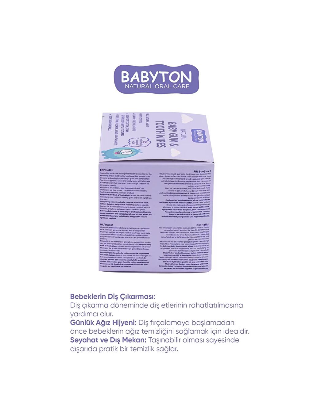 Bebekler İçin Diş Ve Damak Temizleme Mendili 15gr-2
